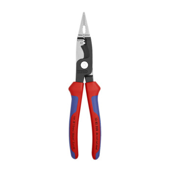 凯尼派克（KNIPEX）13 82 200 多功能电工钳 抛光 双色手柄 切割类工具 钢