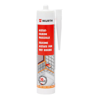伍尔特官方（WURTH）08925602 酸性防霉硅酮密封胶-亮白色-310ML