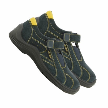 鞍琸宜/SAFETYJOGGERSSONORAS1P劳保鞋男女防砸防刺穿轻便透气耐磨凉鞋夏季安全鞋蓝色45码1双