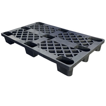 飞尔 塑料托盘 海运货柜 黑色胶卡板 黑丙加韧叉车板【A6 九脚圆角1200x800x145】