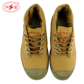 双安 AB101 10KV绝缘棉胶鞋解放鞋 加棉防寒保暖冬季劳保鞋 高压电工电力防护安全鞋 防滑绝缘耐磨 定做 45#