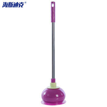 海斯迪克 HKW-148 通马桶神器 疏通器 下水道厕所堵塞拔子工具 紫色