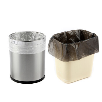 庄太太【黑50*60/4.0克1千个】企业宾馆酒店用品一次性平口加厚小垃圾袋