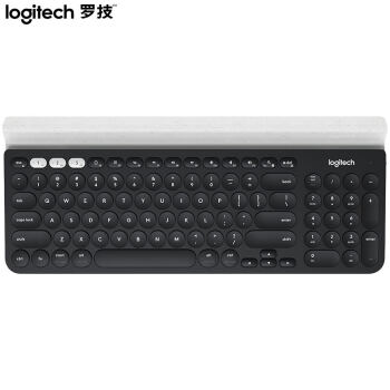 罗技（Logitech）K780 键盘 无线蓝牙键盘 办公键盘 纤薄便携键盘 笔记本键盘 优联 全尺寸 黑色