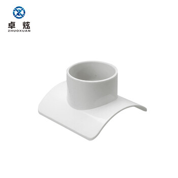 卓炫 PVC国标开口三通补漏片 变径三通快速抢修哈夫节 抢修器 110*50加长（10个）