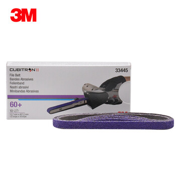 3M 砂带  33445  Cubitron II 60+  1/2 IN X 18 IN    10条/盒
