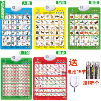 抖音玩具儿童拼音有声挂图汉语学器声母韵母卡片一年级拼读字母表墙贴