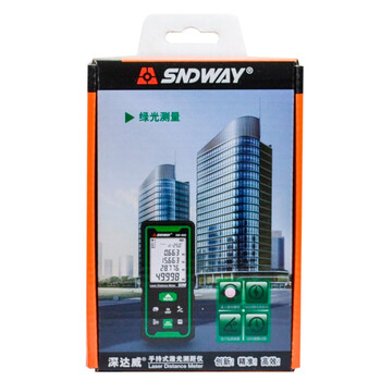 深达威SW-100G户外激光测距仪高精度手持红外线测距仪量房仪电子尺子测量仪 SW-100G室内外测距仪(绿光100米)
