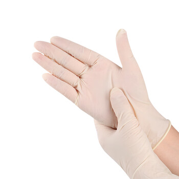 星工(XINGGONG)一次性手套乳胶耐油耐用加厚厨房家务洗碗防护乳胶手套100只/盒S