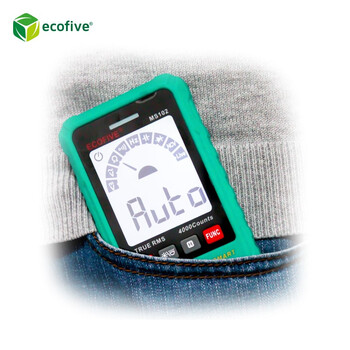 ecofive（莱靡） MS102 卡片万用表 智能多用表 免换挡防烧真有效值