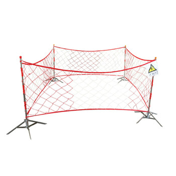 海斯迪克 HK-350  电力施工安全围网支架 警示隔离网支架 警示带支柱隔离栏支架 不锈钢墩式支架