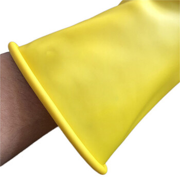 ANSELL安思尔 51-283 乳胶绝缘手套 卷边袖口 电工电路检修 黄色 8码 1双