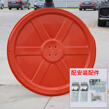 坚冠 交通道路广角镜 停车场车库弯道凸面反光镜 路口转角弯球镜凹凸镜防盗镜 直径80CM室外镜