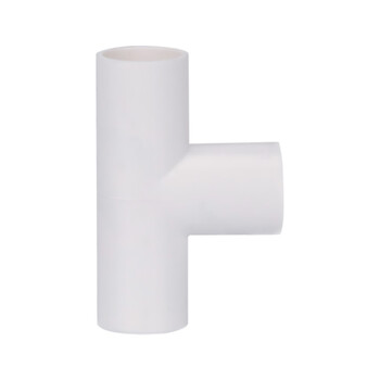 联塑 LESSO 管三通PVC电工套管配件白色 φ50