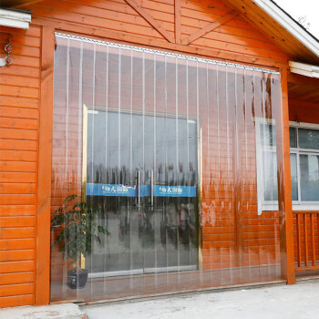 豫之韵 空调挡风门帘店铺商用pvc塑料隔断帘防走冷气透明遮挡厨房皮帘子 定制