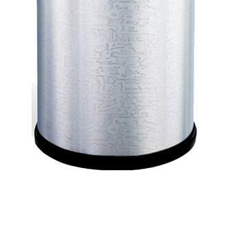 南 GPX-205C 南方小号圆形翻盖垃圾桶 镜钢 不锈钢垃圾桶 客厅卫生间 厨房 酒店客房桶