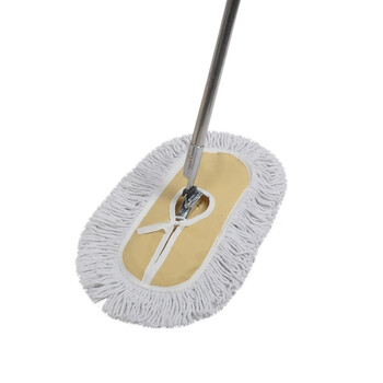 金诗洛 KSL062 平板拖把 排拖工厂酒店可替换棉纱拖把保洁 60CM（黄-替换头）