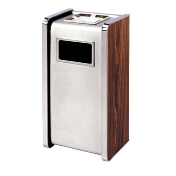 南 GPX-207B 南方金边座地烟灰桶砂钢 落地不锈钢烟缸垃圾桶酒店宾馆垃圾筒烟灰桶