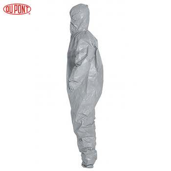 杜邦（DUPONT）Tychem F防酸碱有机化学品防护服实验化工定做不含鞋子口罩面罩L码