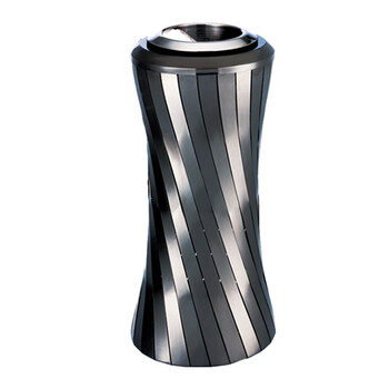 南 GPX-209E 南方小蛮腰座地烟灰桶 黑金 办公楼立式创意座地烟灰桶户外垃圾箱大厅大堂电梯口烟灰桶