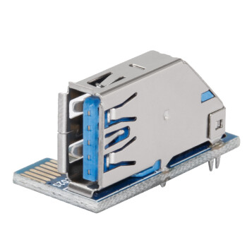 MOGE魔羯 PCIE一分二插槽PCI-E3.0x4扩展转接板延长线可供电 MC2222