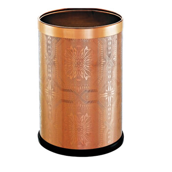 南 GPX-21 南方房间垃圾桶 金花纹花钢板 酒店宾馆商用客房垃圾桶 居家房间桶 果皮桶