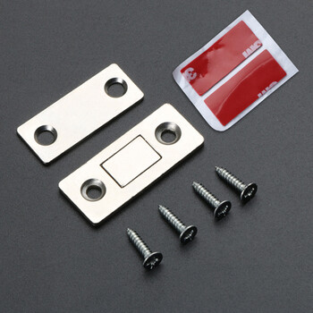 美奥帮 安全锁具 免打孔隐形碰珠柜吸厨门 不锈钢磁吸门微型磁碰移门强磁门吸