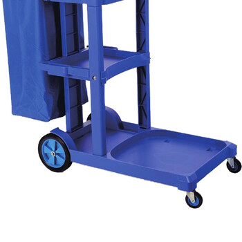 超宝（CHAOBAO）D-11 多用途清洁手推车 蓝色 收集车手推车清洁工作车 清洁工作车