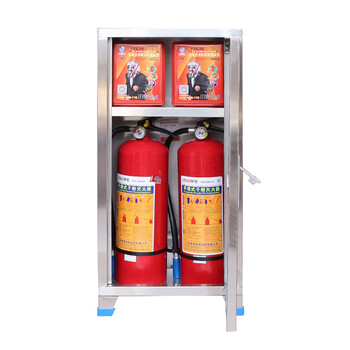 联塑（LESSO）BXGXMHDF22 不锈钢呼组合灭火器箱700×360×240 ×0.6  可放2具4kg干粉灭火器+2个防毒面具 空箱