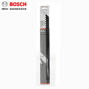 博世（BOSCH）马刀锯条原装往复锯条切割片伐木工锯片金属木材锯条S2041HM(1支)长度400mm