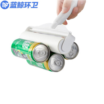 蓝鲸环卫【大号19cm独立包装6卷无手柄】滚筒粘毛器LJHW-9245