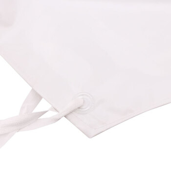 者也 PVC防水围裙 加厚加长耐油耐酸碱工作服 白色