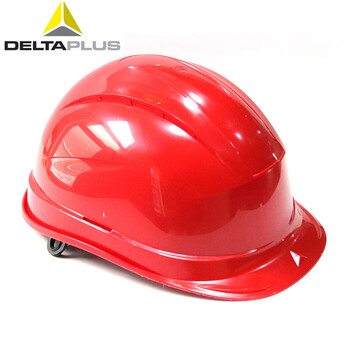 代尔塔（Deltaplus）102008 石英3型PP安全帽 8点内衬建筑工地（不含下颌带） 定做 红色 1顶