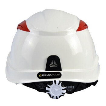 代尔塔/DELTAPLUS 102202 男女防撞头盔透气型视野宽广无帽檐设计ABS安全帽 白色 1顶 企业专享