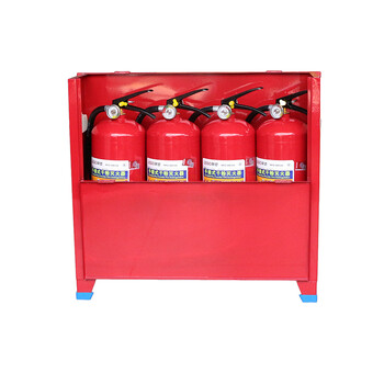 联塑（LESSO）XMDF4*4 全钢灭火器箱500×600×190×0.6 可放4个4KG干粉灭火器(空箱)