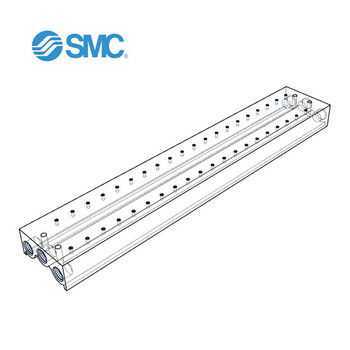 SMC SS5Y5-20-20 5通电磁阀 直接配管型集装式 整块型底板/各自配线 集装式型号 20型20阀 适用SY5000系列