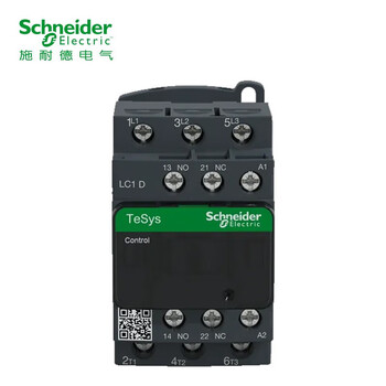 施耐德电气 TeSys LC1D系列三极交流接触器LC1D09Q7C 9A 线圈电压380V 50/60Hz