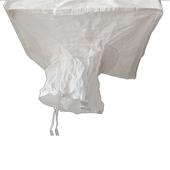 稳斯坦 WST102 吨袋 全新吨包袋 集装袋 太空袋  太空包 白色四吊托底+大料口布 90*90*110