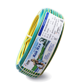 远东电缆 RV 1铜芯多股绝缘软线 黄绿双色 导线 100米【有货期非质量问题不退换】