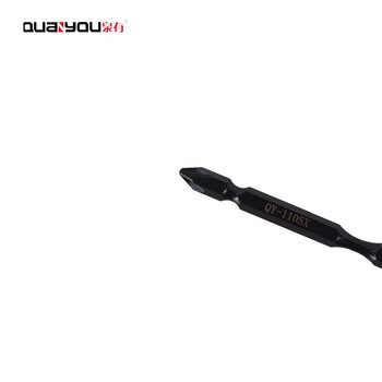 泉有（quanyou）高扭力起子头双头十字电动螺丝刀批头 手电钻风批头起子头 QY-110SX （10支装）