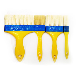 兰诗（LAUTEE）210337 植毛刷 软毛刷墙面涂料刷漆刷清洁扫灰刷墙刷子 4寸10把/盒