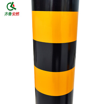 齐鲁安然 挡车柱 配螺丝 警示柱 普通型/地埋式分道路桩 防撞柱 隔离挡车杠 停车位立柱【760加高 分离式】