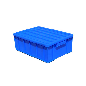 盛富永 塑料周转箱 五金盒元件盒零件盒收纳盒物料盒收纳箱 380-140箱 431*305*145  带盖（380盖）