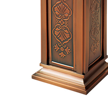 南 GPX-8D04 皇家座地南方烟灰桶 古铜 商场垃圾桶 酒店落地烟灰桶立式果皮桶商场垃圾筒