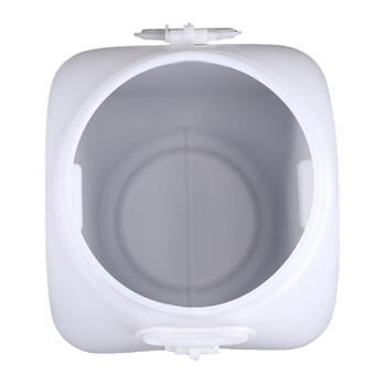 稳斯坦 WST088 50L方形加厚塑料化工桶 液体存储桶 加厚带盖密封油桶 塑料桶 蓝色