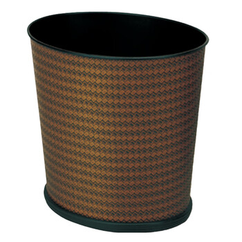 南 GPX-179 南方圆锥形房间垃圾桶 席纹色皮 酒店宾馆商用客房垃圾桶 居家房间桶 果皮桶