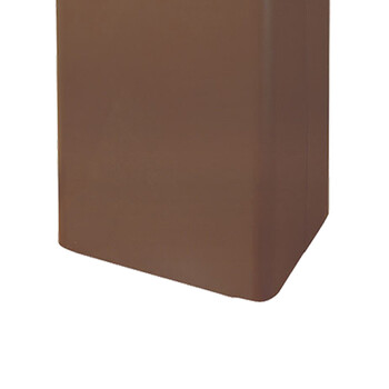 南 GPX-174 南方长形圆角翻转盖烟灰桶 咖啡色 大厅大堂电梯口立式烟灰桶垃圾筒 果皮桶