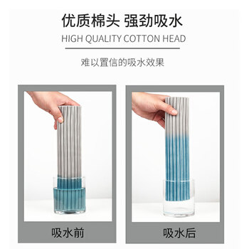 亿丽佳 海绵吸水拖把头免手洗胶棉替换头（滚轮38公分替换装） 15件/组