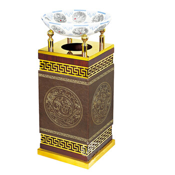 南 GPX-83E 南方宝柱烟灰桶  浅啡变色纹 落地烟缸垃圾桶酒店宾馆垃圾筒烟灰桶 