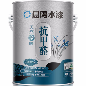 晨阳水漆环保漆内墙室内装修涂料天然净味抗甲醛水漆5l面漆65kg